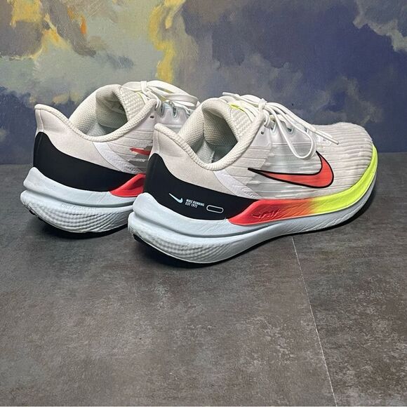 Nike Zoom Winflo 9 DX3352-100 Women's White Running Shoes Size 7.5 - Picture 13 of 16